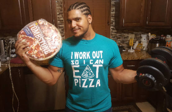 Custom Workout tee/ Personalized workout tee/ workout t-shirt/ pizza tee - CCCreationz