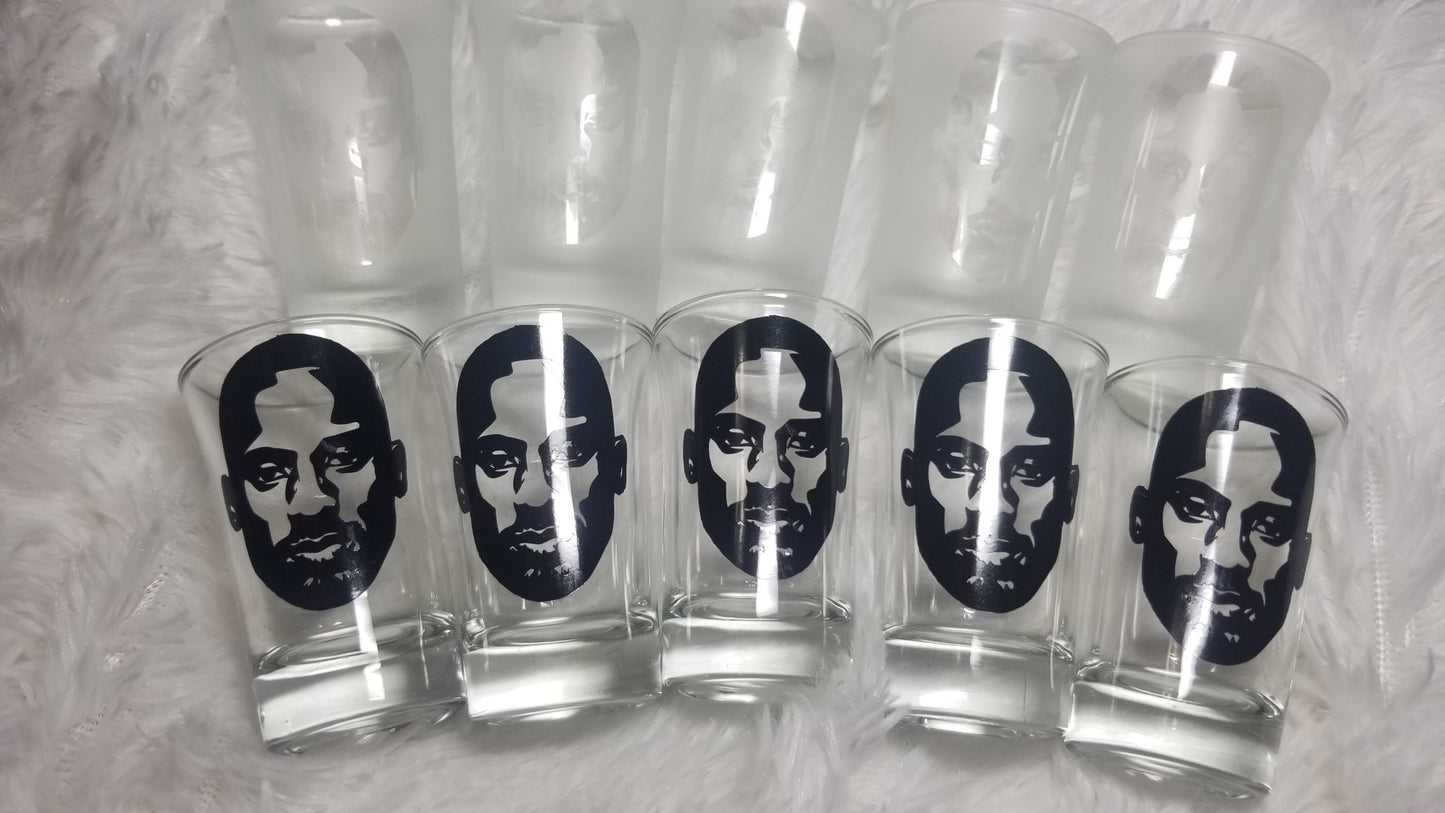 Kobe Bryant, Custom Shot Glass, Kobe Shot glass, Lakers shot glass, NBA gift, Mamba - CCCreationz