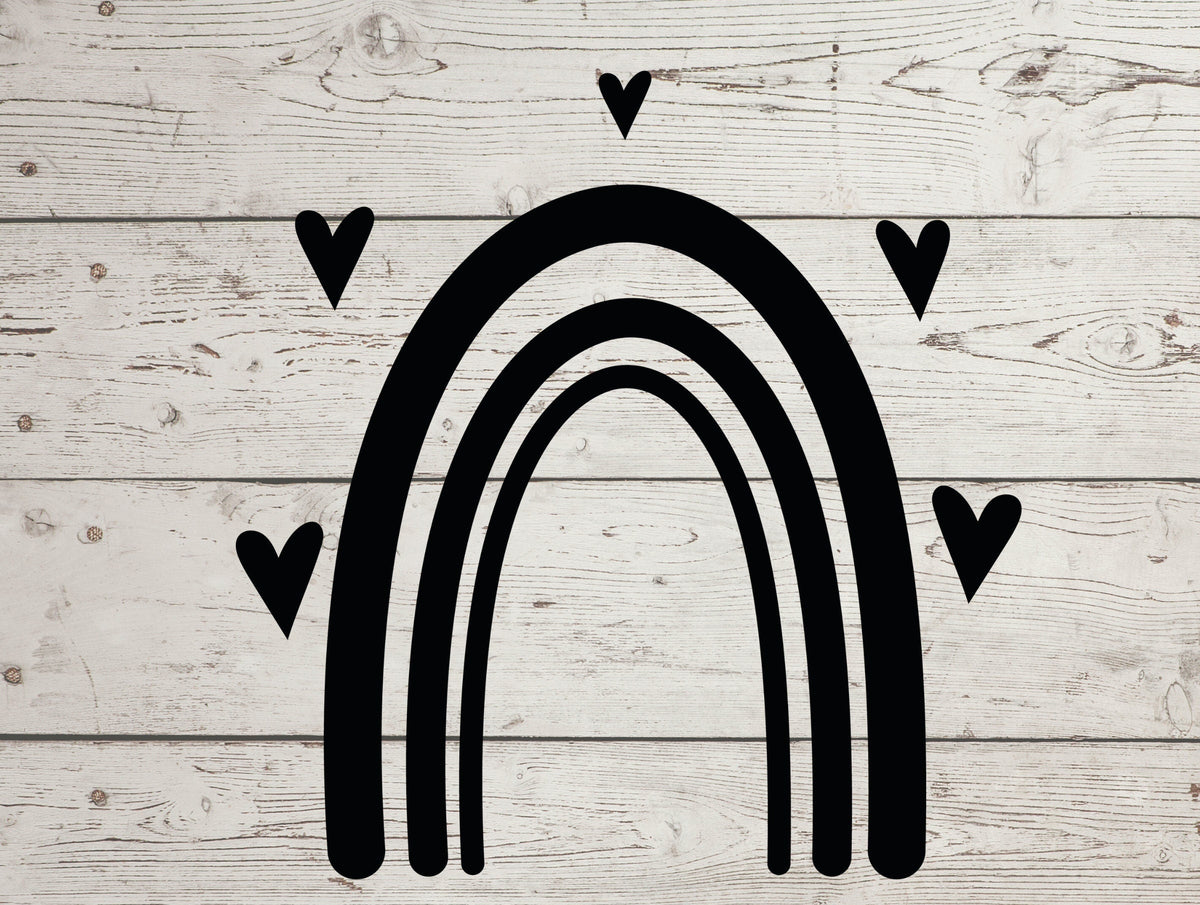 Rainbow bundle SVG files perfect for Cricut Cameo — digital design preview 5