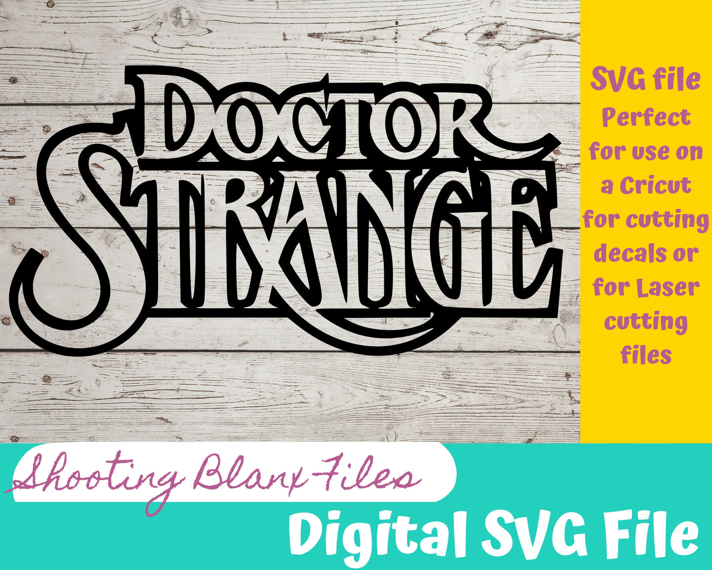 Doctor Super Hero SVG file perfect for Cricut, Cameo, or Silhouette also for laser engraving Glowforge,