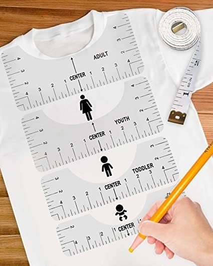 T-shirt ruler - t-shirt alignment tool, SVG Bundle, T-shirt Alignment Tool, Shirt Placement Guide Glowforge, T-shirt Alignment Tool