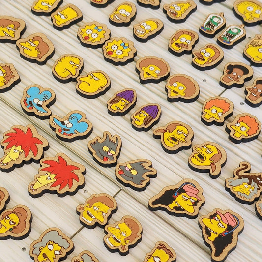 Cartoon Family Earrings SVG Bundle clown Bart Homer Funny — digital design preview 2