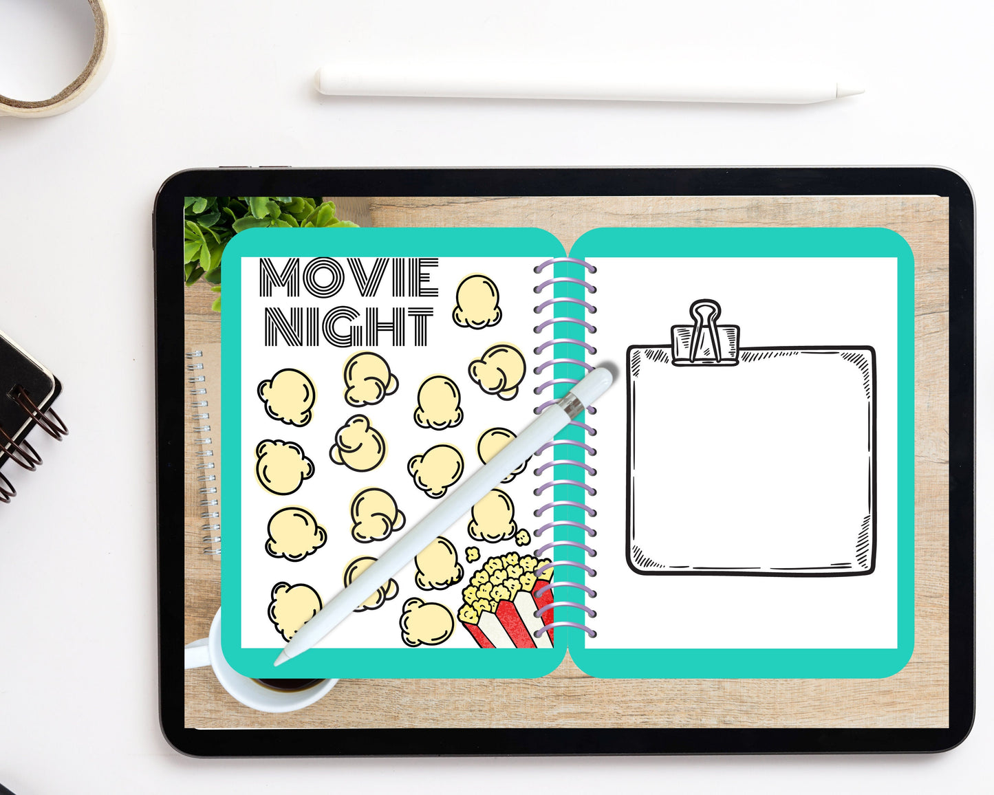 Movie Journal 6 Different Template/ Movie tracker / Digital Tracker / Bujo / Journal / Digital template / Journal Page layout