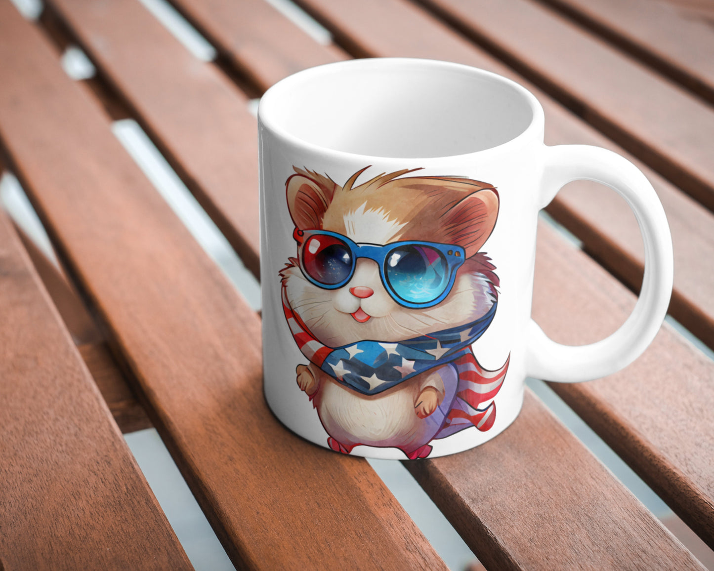 4th of July Animal Bundle PNG files for sublimation or for creating printable art, Eagle, Fox, Elephant, Hamster, Cat, Giraffe, Bear