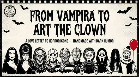 From Vampira to Art the Clown: Why Horror Icons Belong in Your Home (and On Your Shelf)