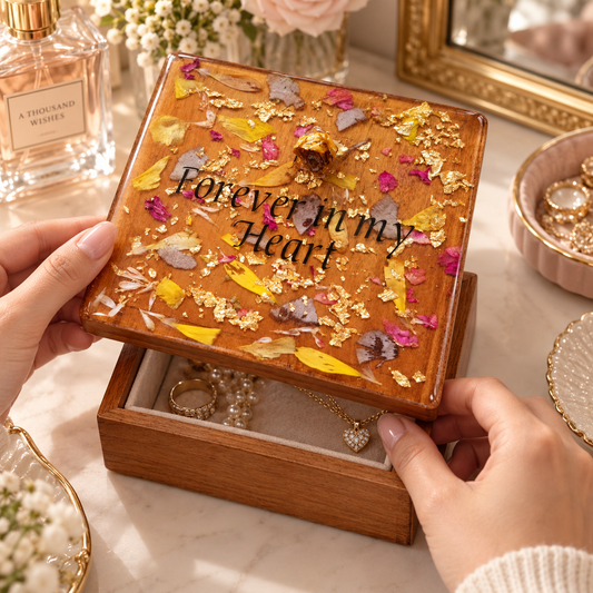 In Loving Memory Cremation Jewelry Box — Memory Keepers photo 2