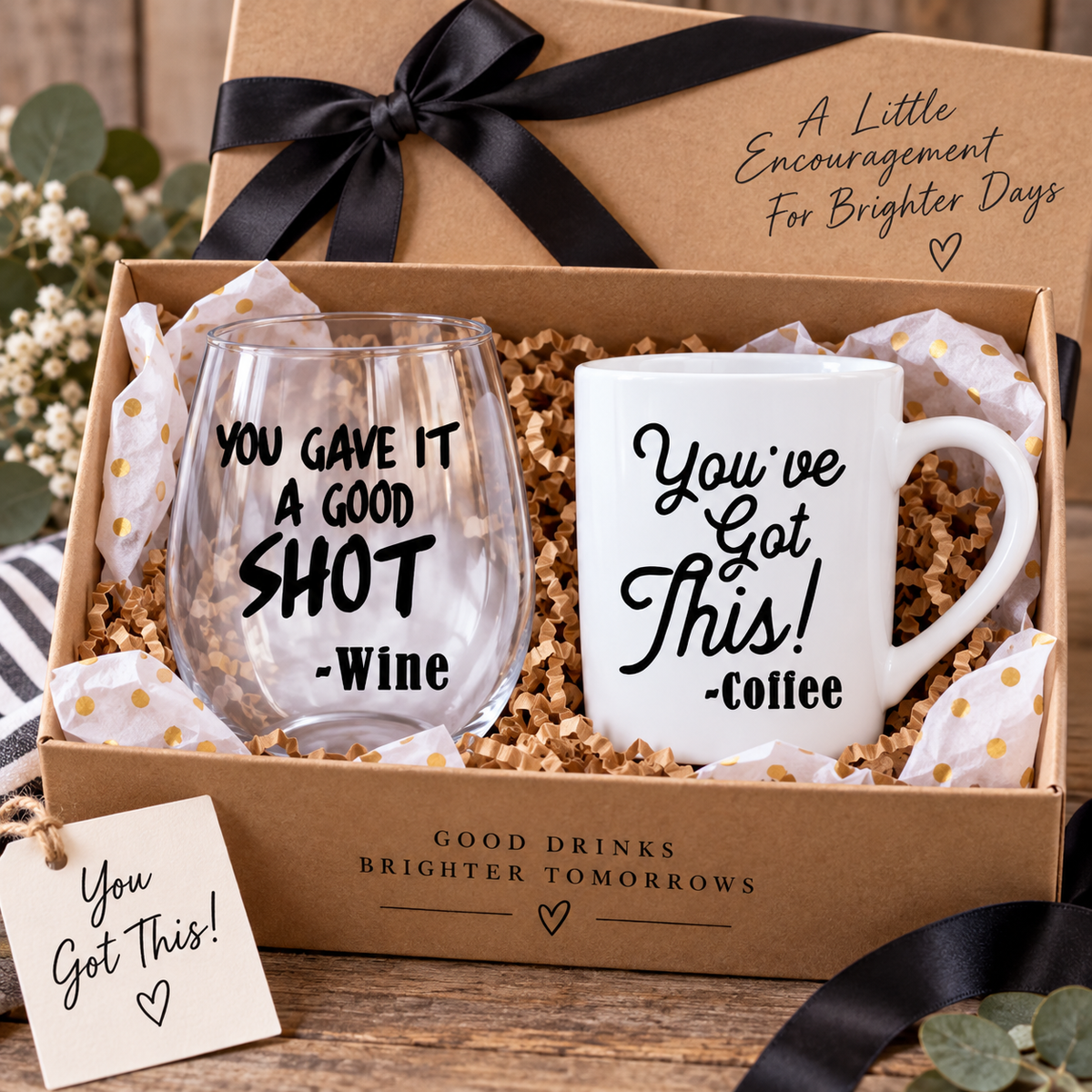 Funny Mom Mug & Wine Glass Gift Set — Glassware photo 5