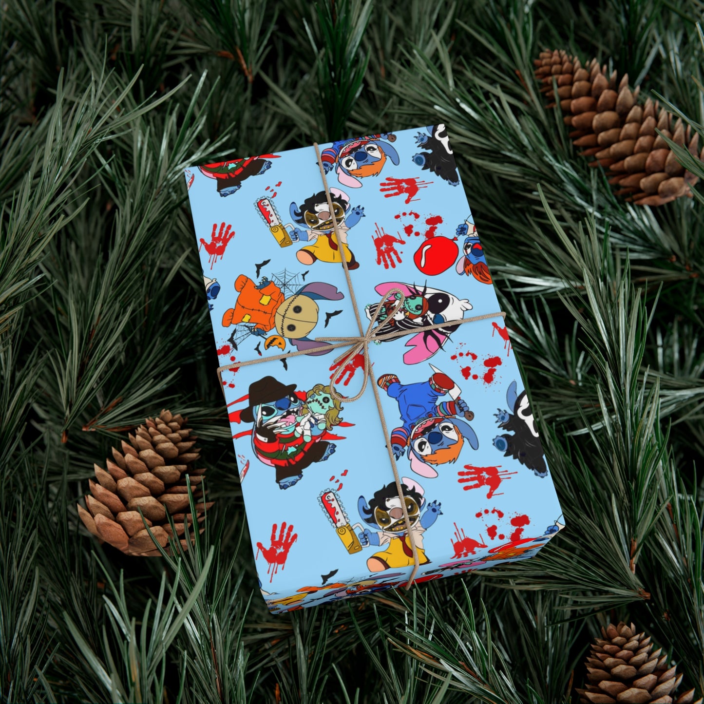 Stitch Horror Wrapping Paper