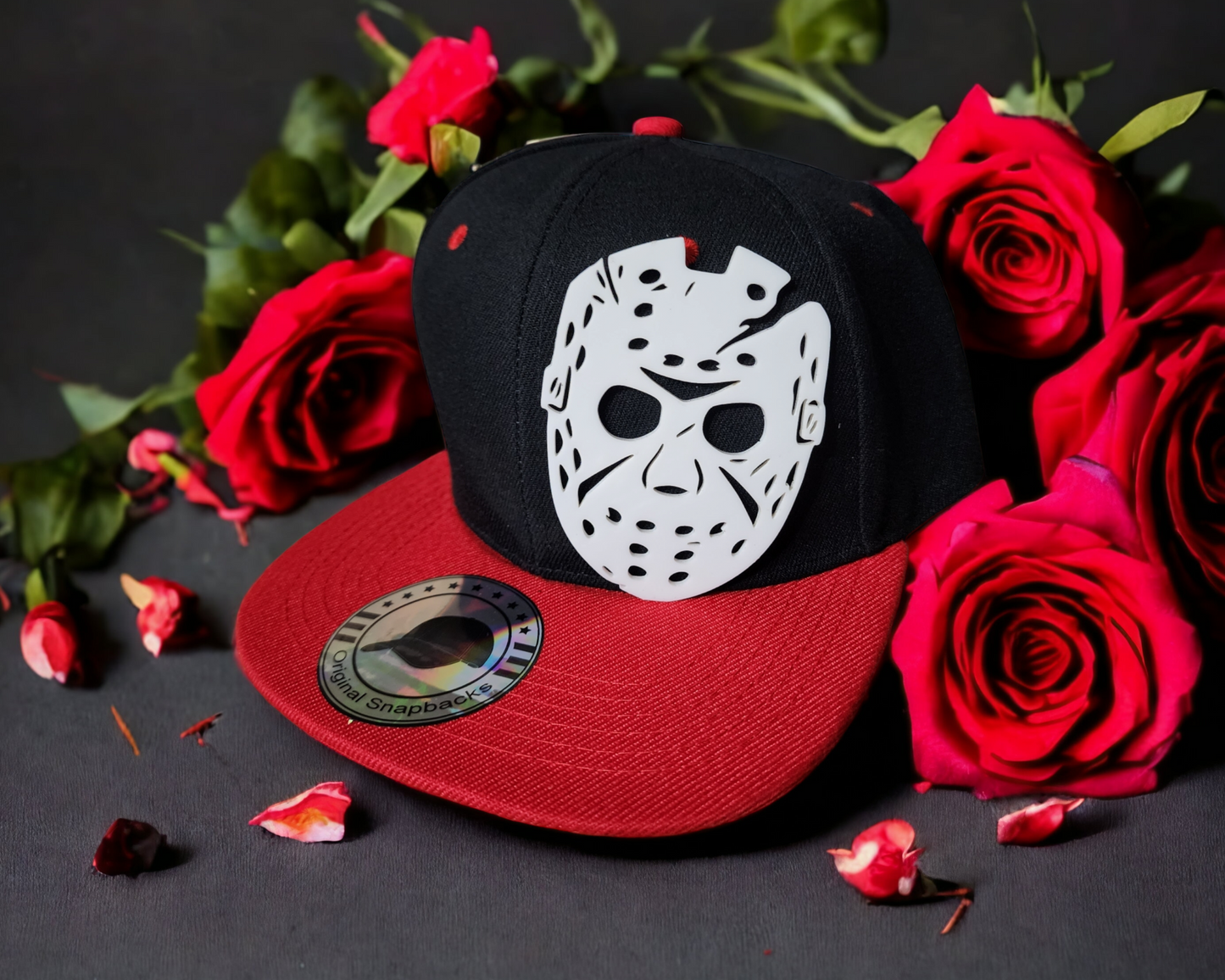 Jason Voorhees Friday the 13th acrylic hat, snapback