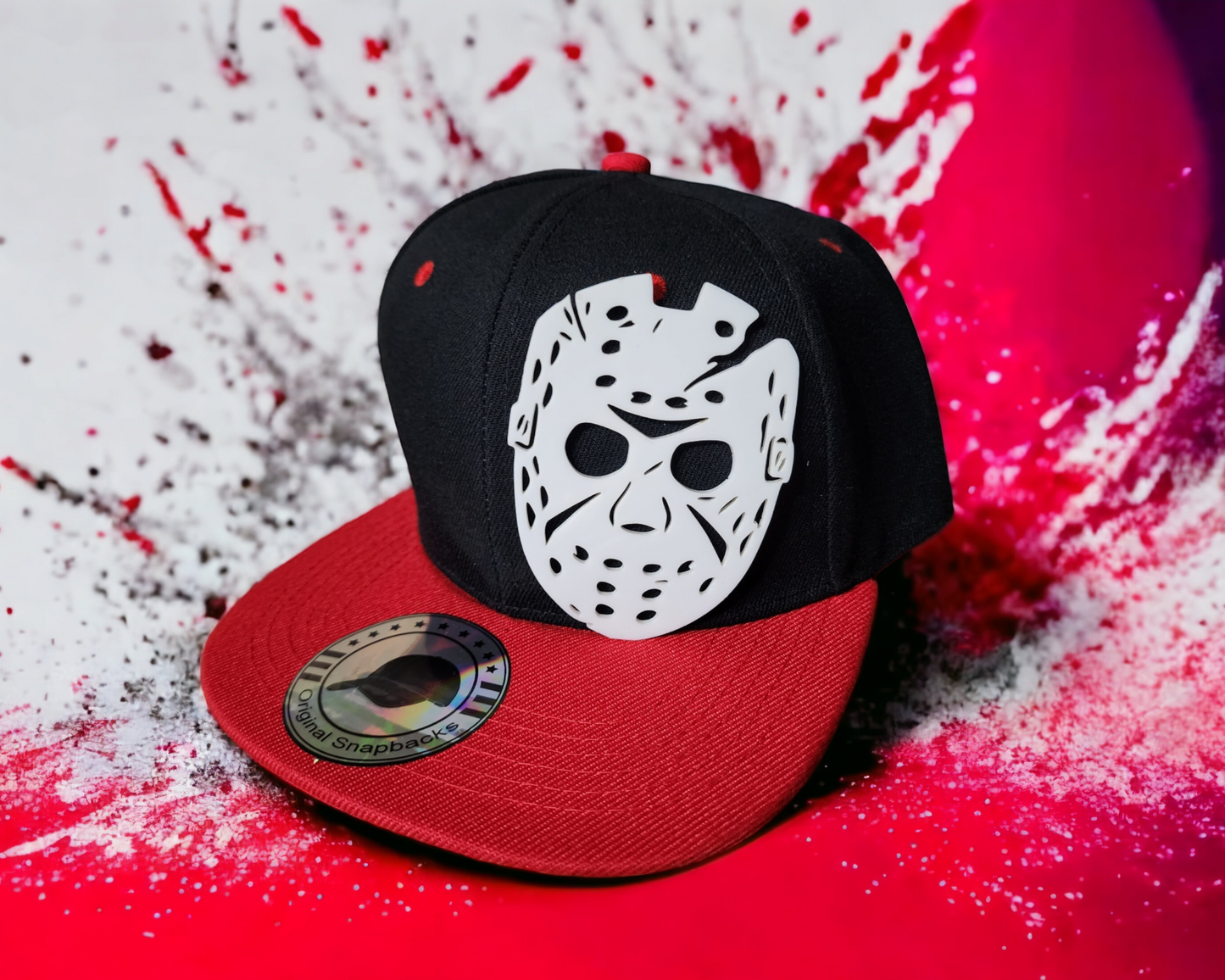 Jason Voorhees Friday the 13th acrylic hat, snapback