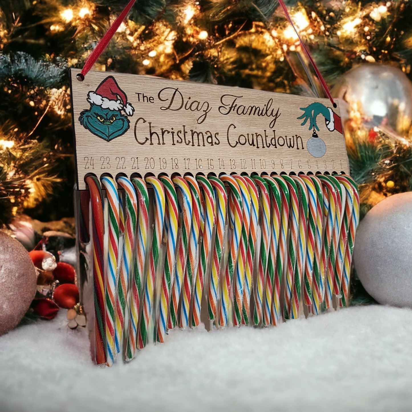 Candy Cane Christmas Count Down