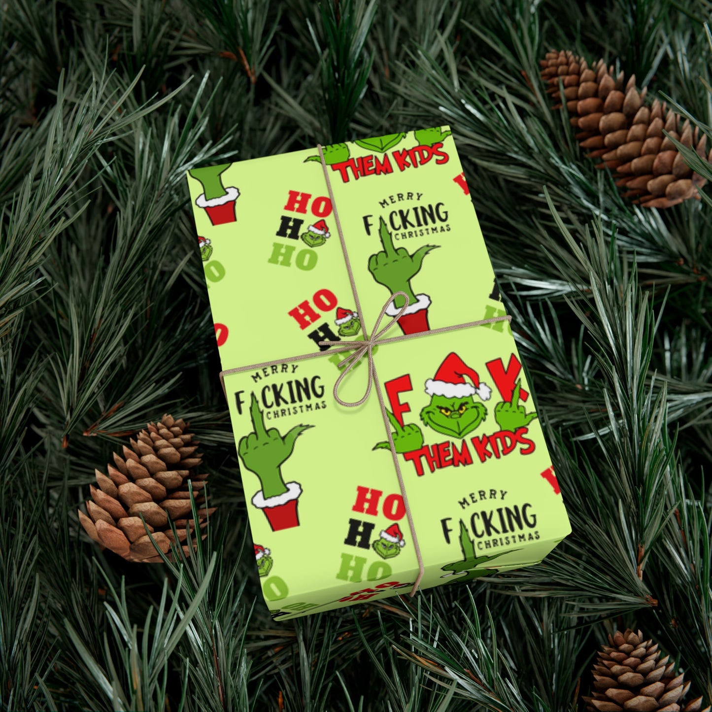 Grinch Christmas Wrapping Paper