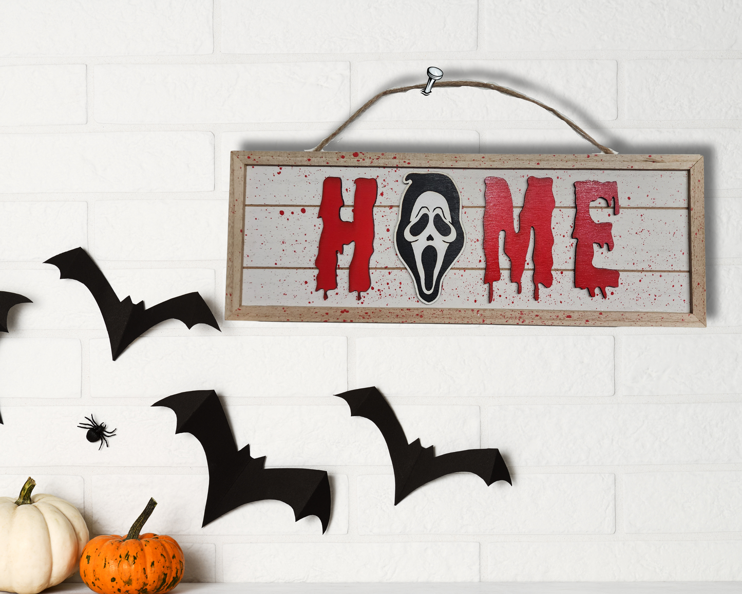 Horror Home Signs - 3 Characters - 2D hand painted wood