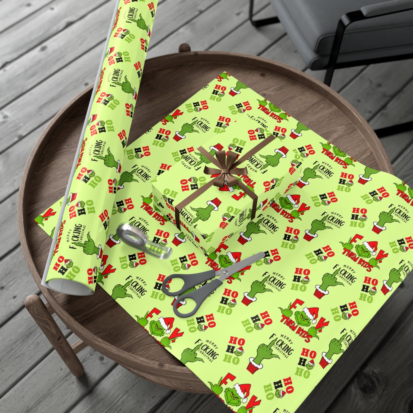 Grinch Christmas Wrapping Paper