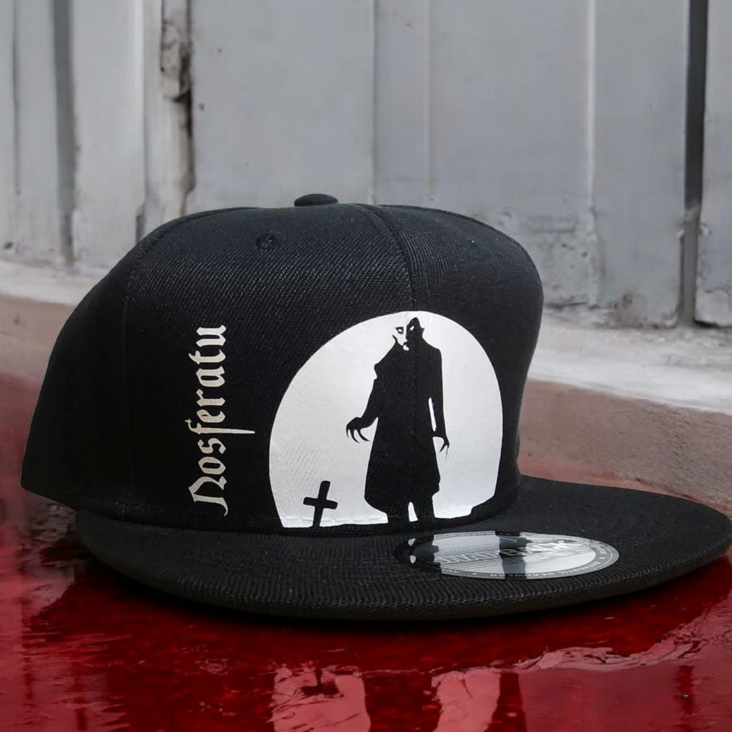 Custom Nosferatu Vampire Cult Classic Horror Hat - Gothic Snapback Cap