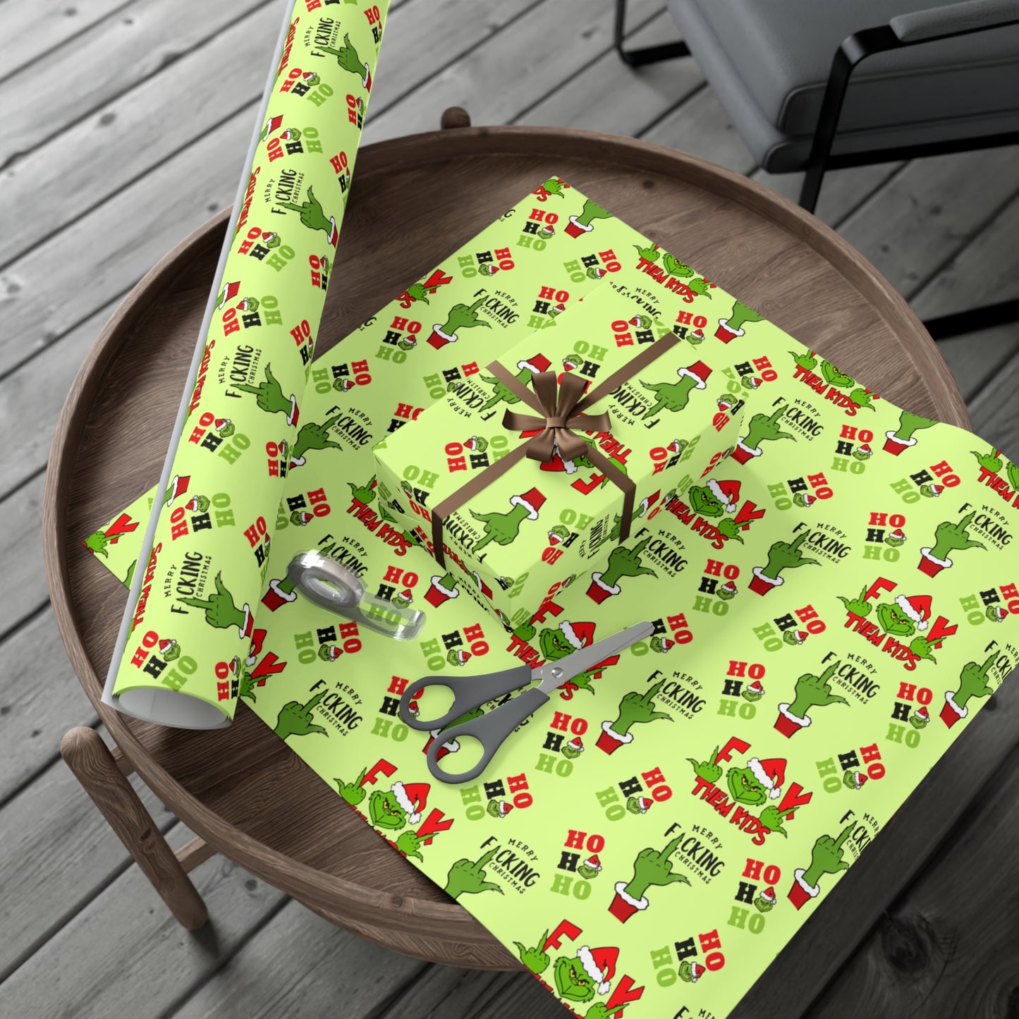 Grinch Christmas Wrapping Paper