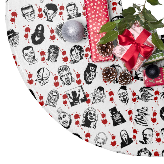 Horror Classic Movie Monsters Christmas Tree Skirts/ Scary Christmas/ Horror Christmas
