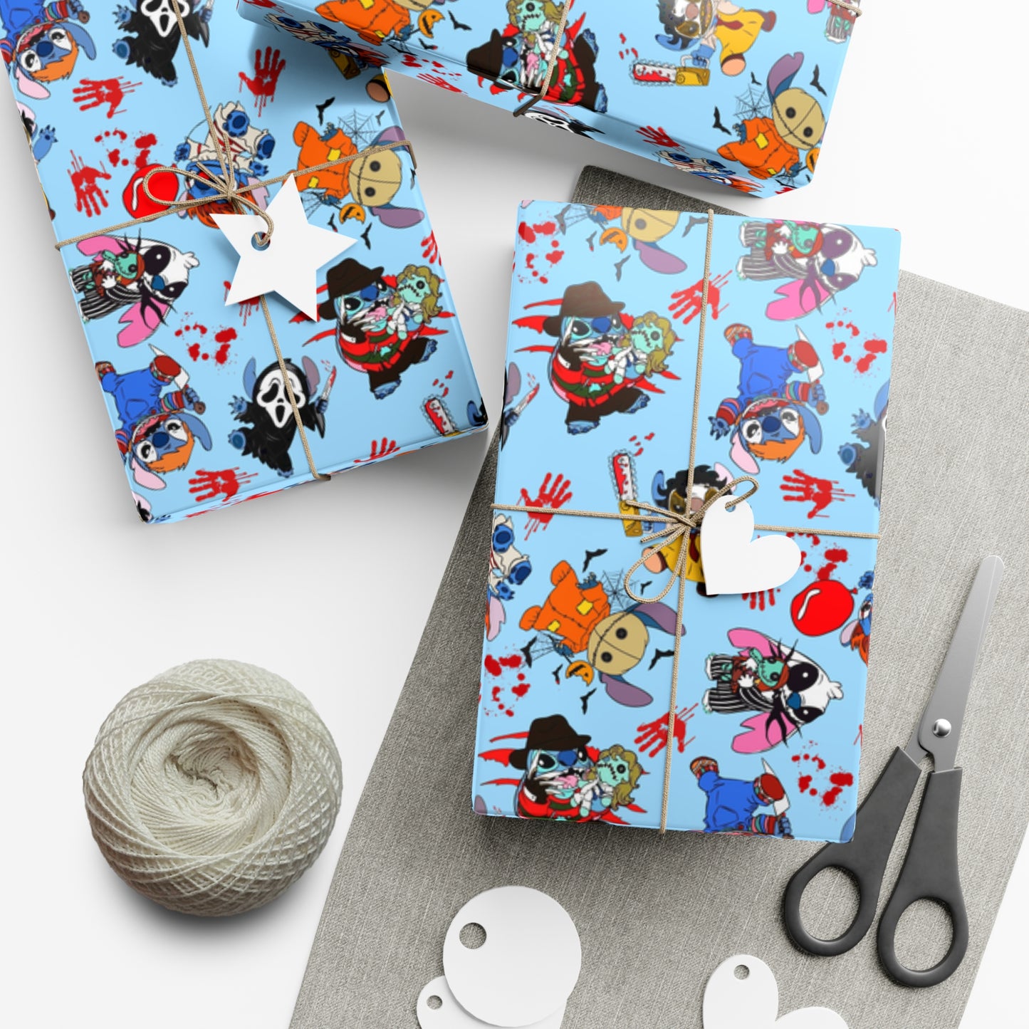 Stitch Horror Wrapping Paper
