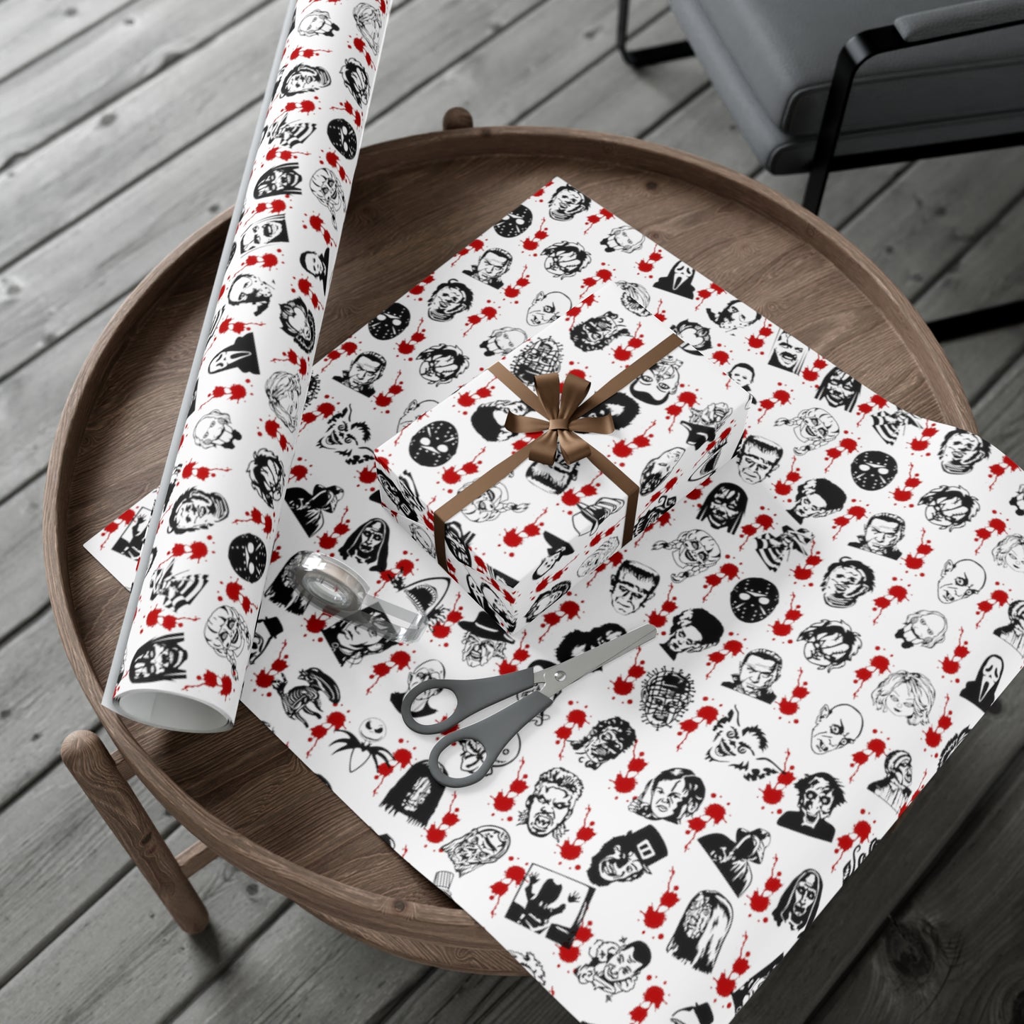 Horror Gift Wrap Papers