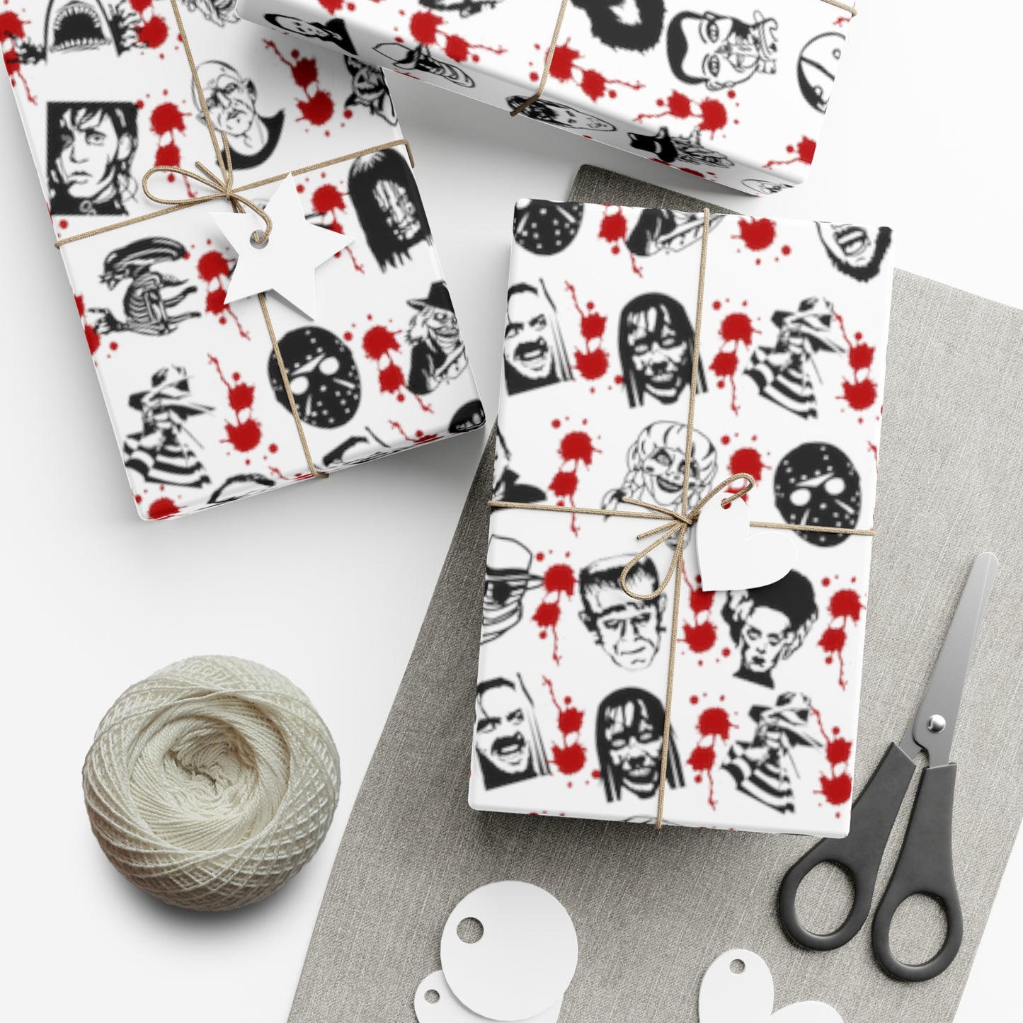 Horror Gift Wrap Papers
