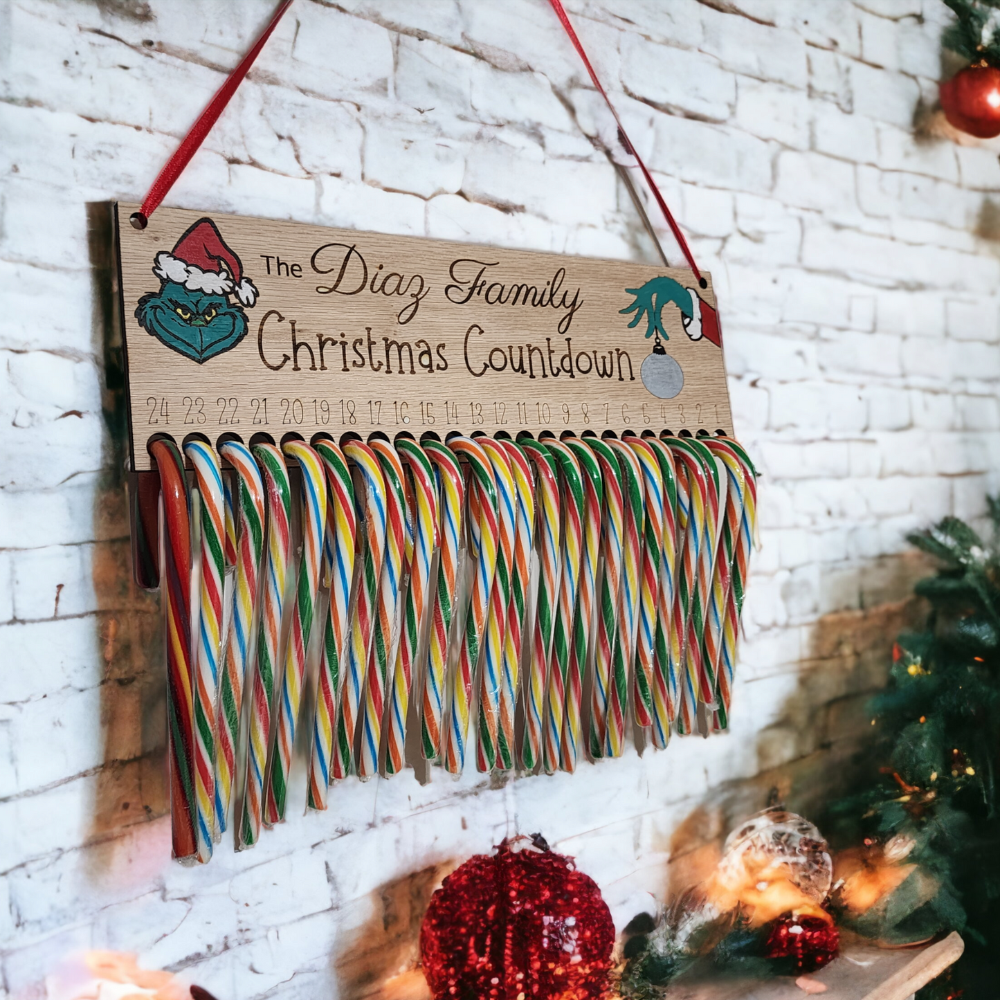 Candy Cane Christmas Count Down
