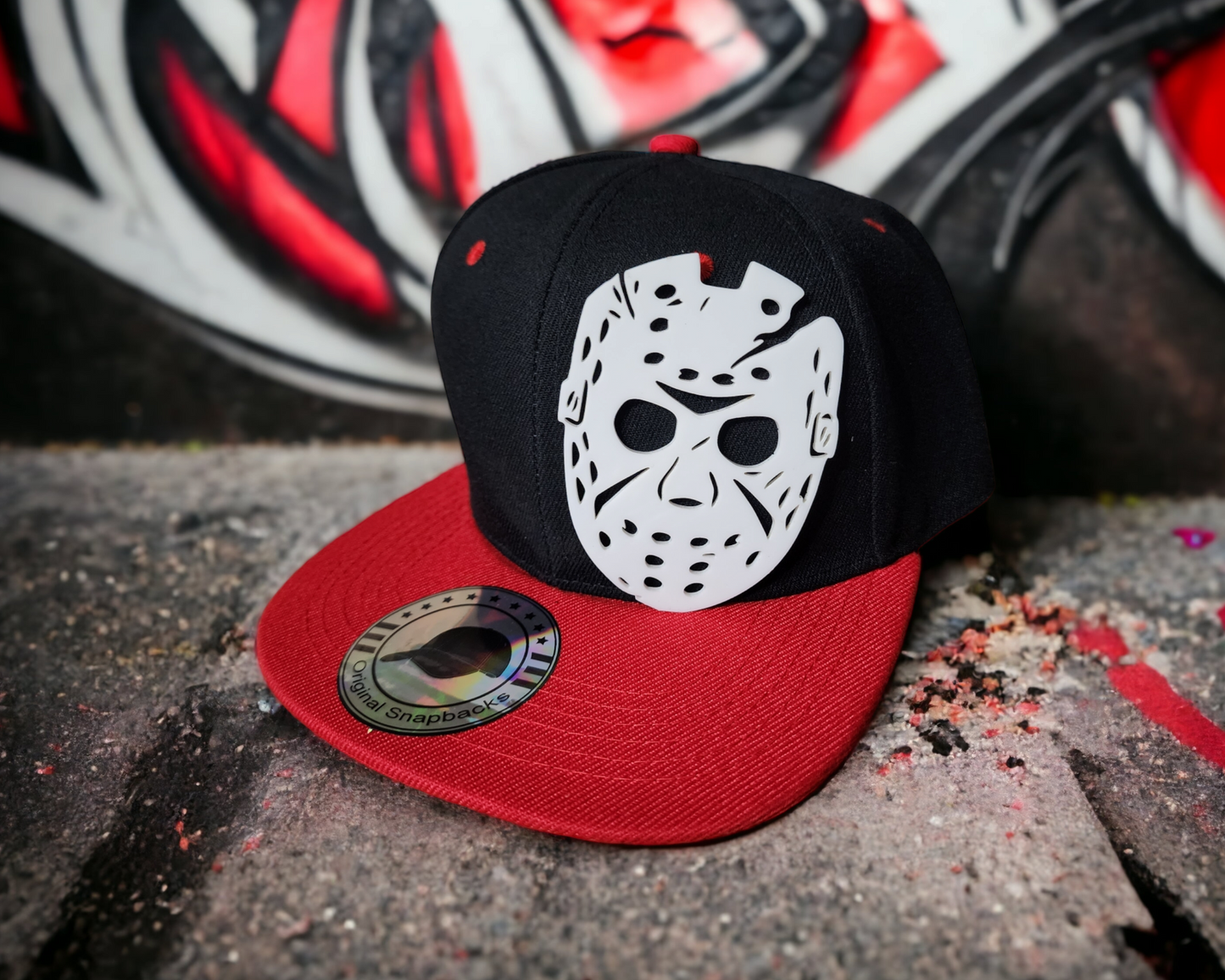 Jason Voorhees Friday the 13th acrylic hat, snapback