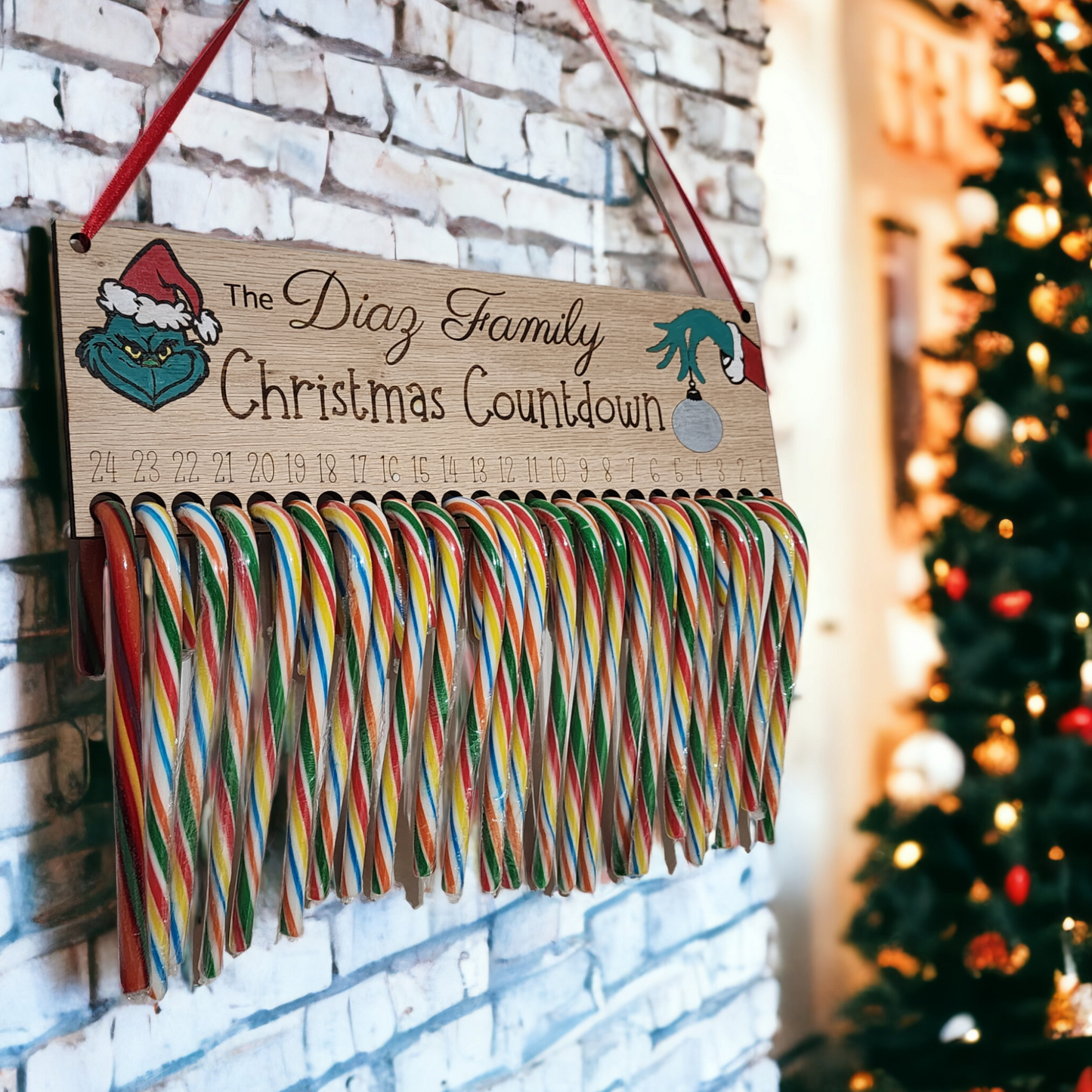 Candy Cane Christmas Count Down