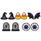 FREE Halloween Stud Earring SVG – 5 Pair Scary Laser Cut Set
