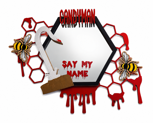 Candyman Horror Mirror – “Say My Name” Wall Décor