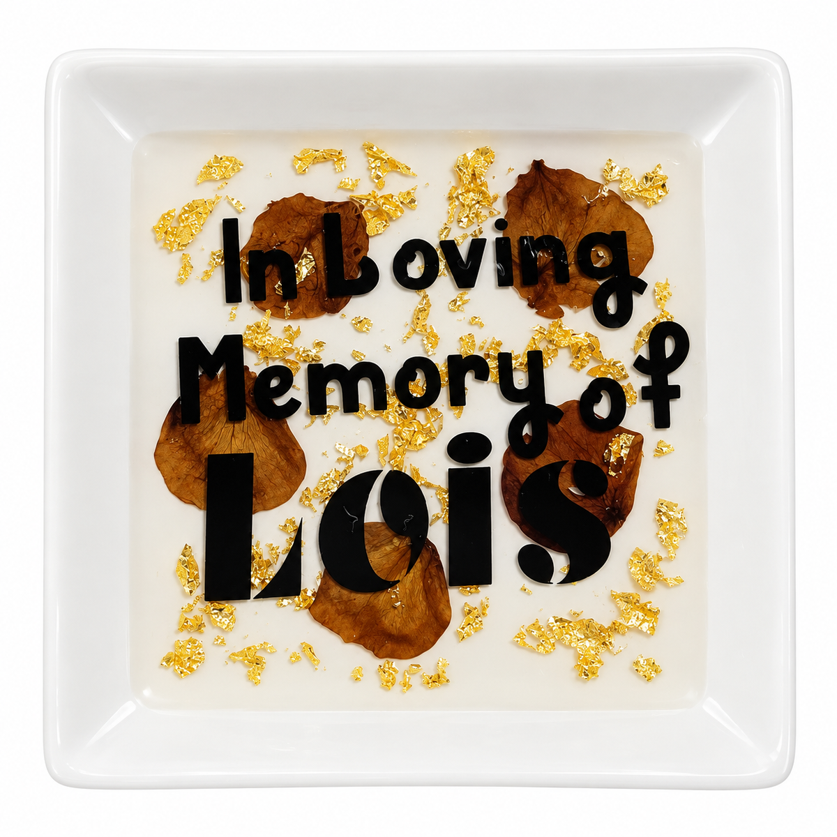 In Loving Memory Cremation Ring Dish