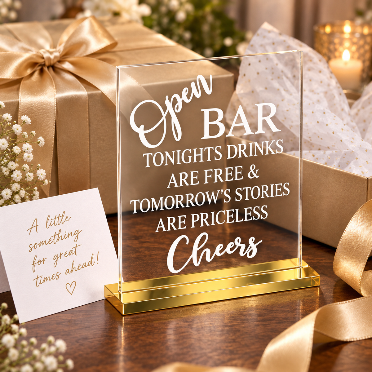 Bar Acrylic Sign