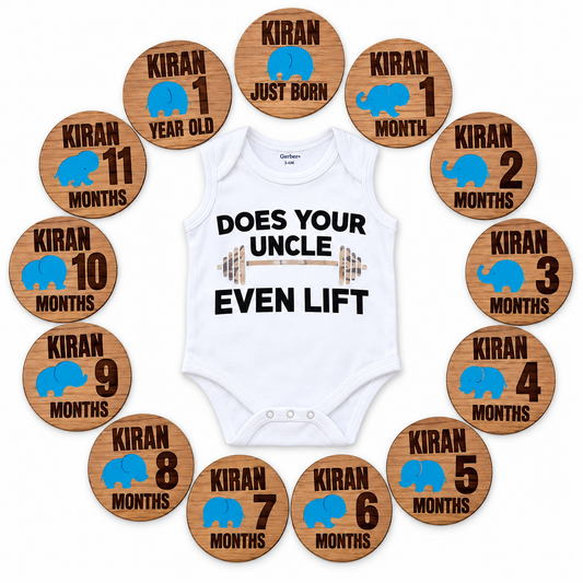 Milestone Disc wooden Customizable