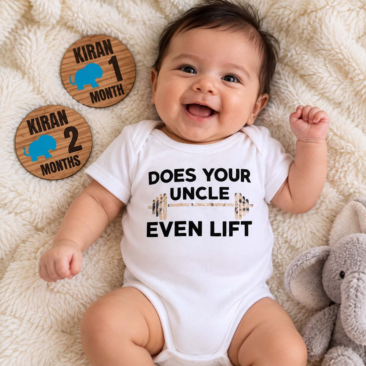 Milestone Disc wooden Customizable