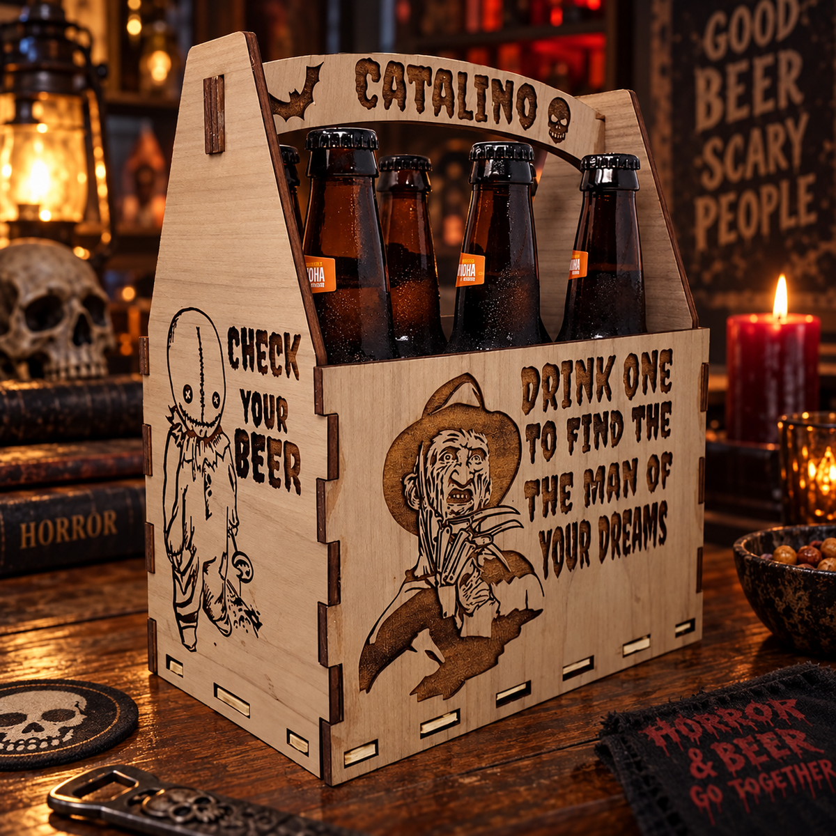 Horror Beer Caddy