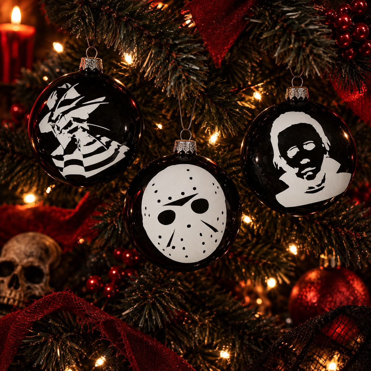 Horror Ornaments - Halloween Christmas