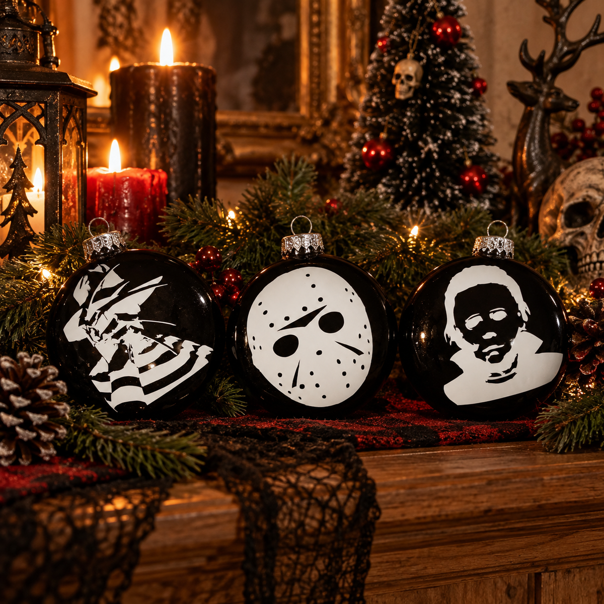 Horror Ornaments - Halloween Christmas