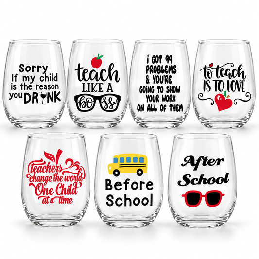 Teacher Glassware gift — Glassware photo 1