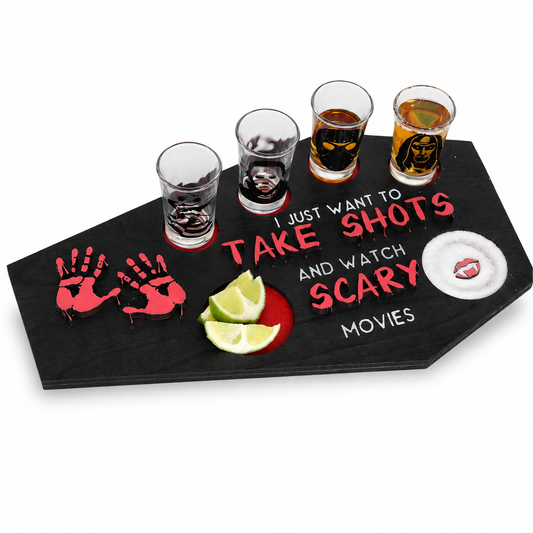 Horror shot tray