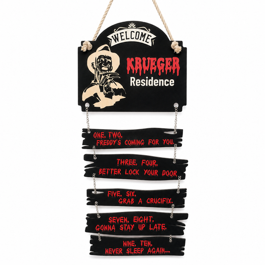 Halloween Krueger Wall / Door Hanger