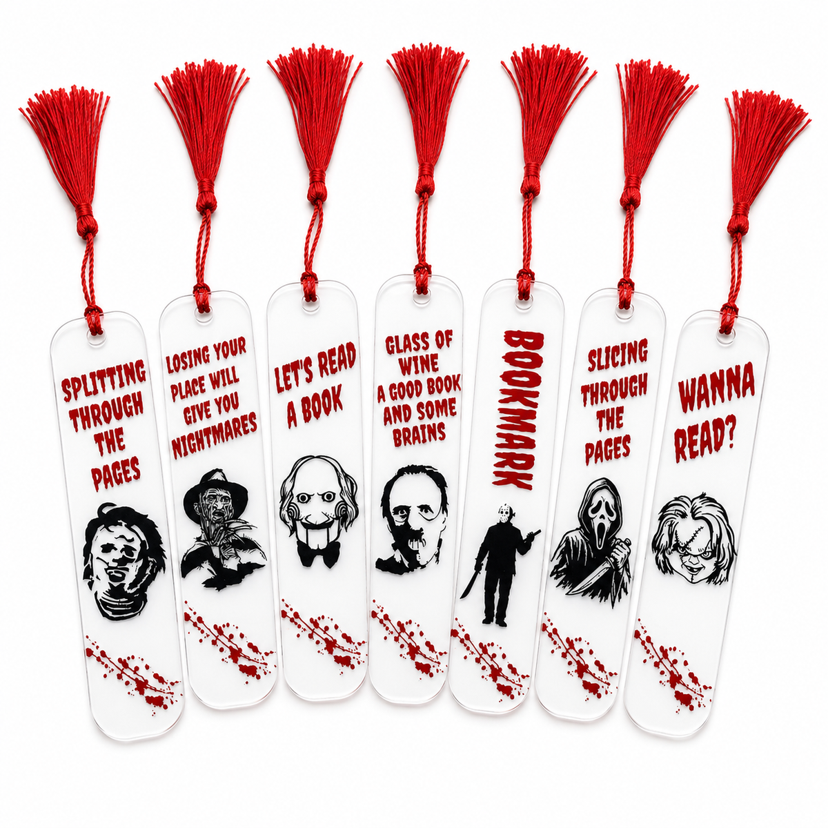 Horror Character Acrylic Bookmark