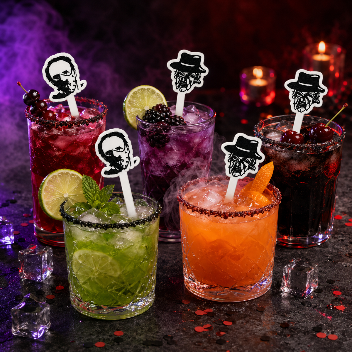 Horror Character Drink Stirrers — Set of 6 — Horror Products photo 2