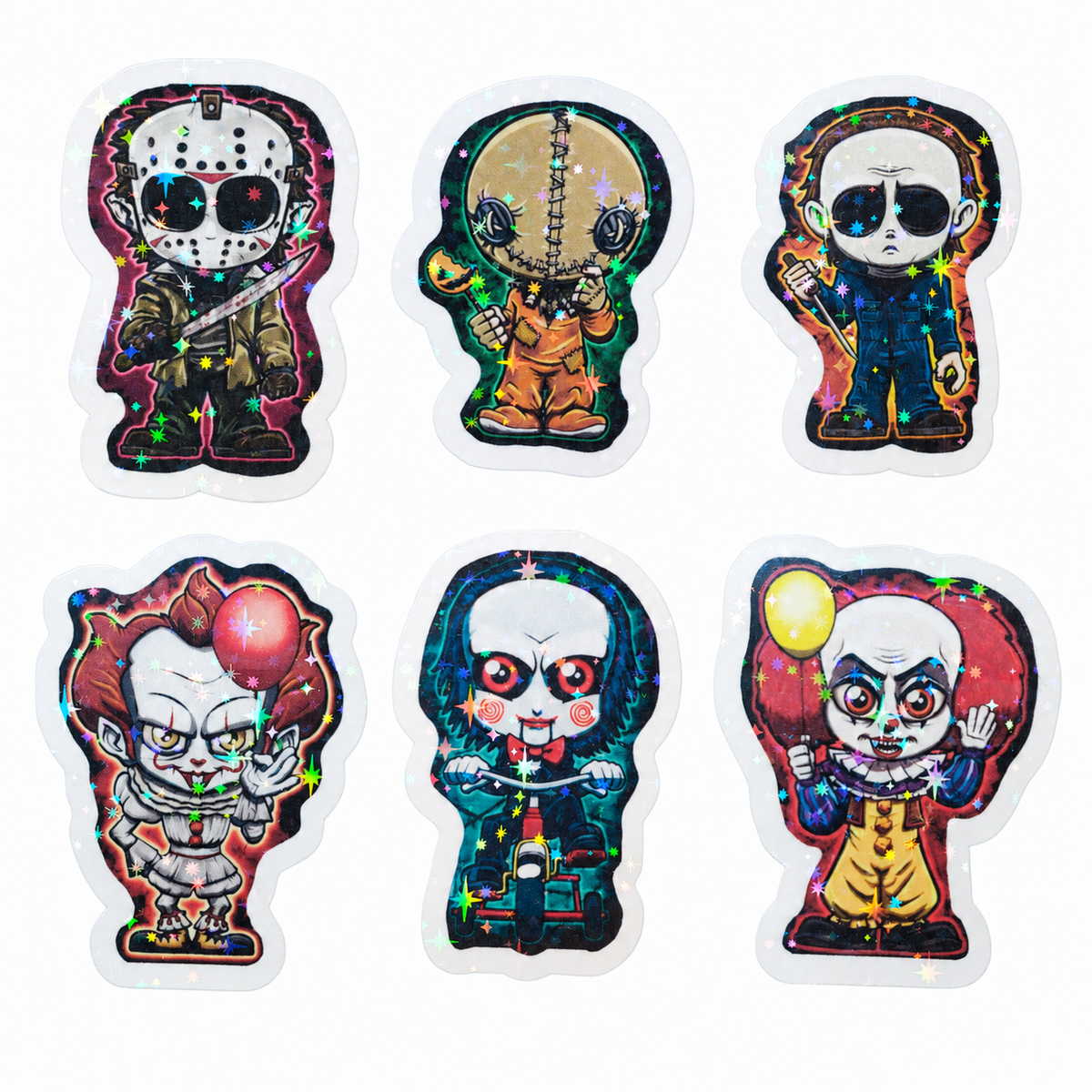 Holographic Horror Character Stickers — Horror Products photo 1