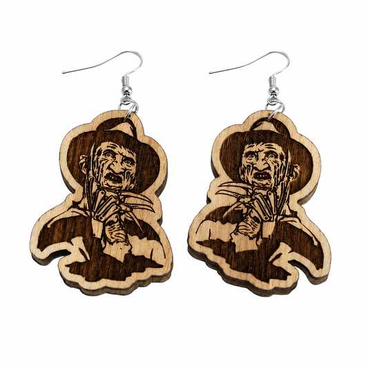 Freddy Krueger Drop Earrings