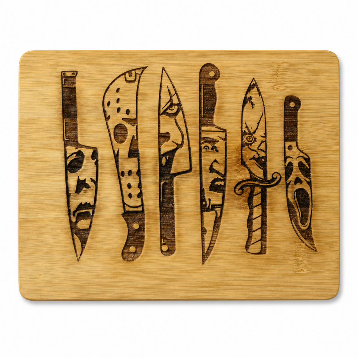 Horror Character Mini Bamboo Cutting Board