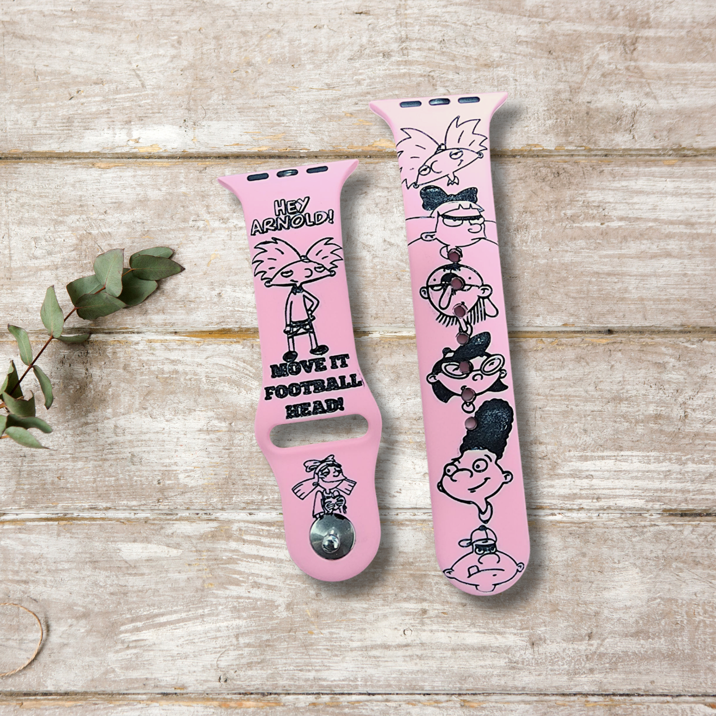 Hey Arnold Watch Band SVG: Cartoon, 80's Baby, Classic Cartoons, Memories (Digital File), Glowforge