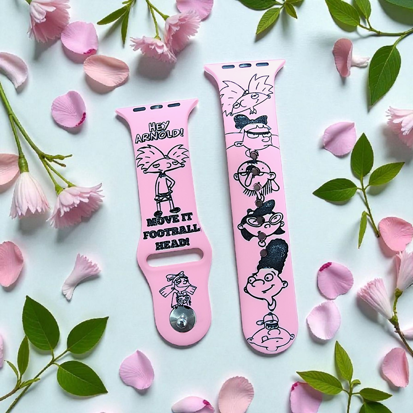 Hey Arnold Watch Band SVG: Cartoon, 80's Baby, Classic Cartoons, Memories (Digital File), Glowforge