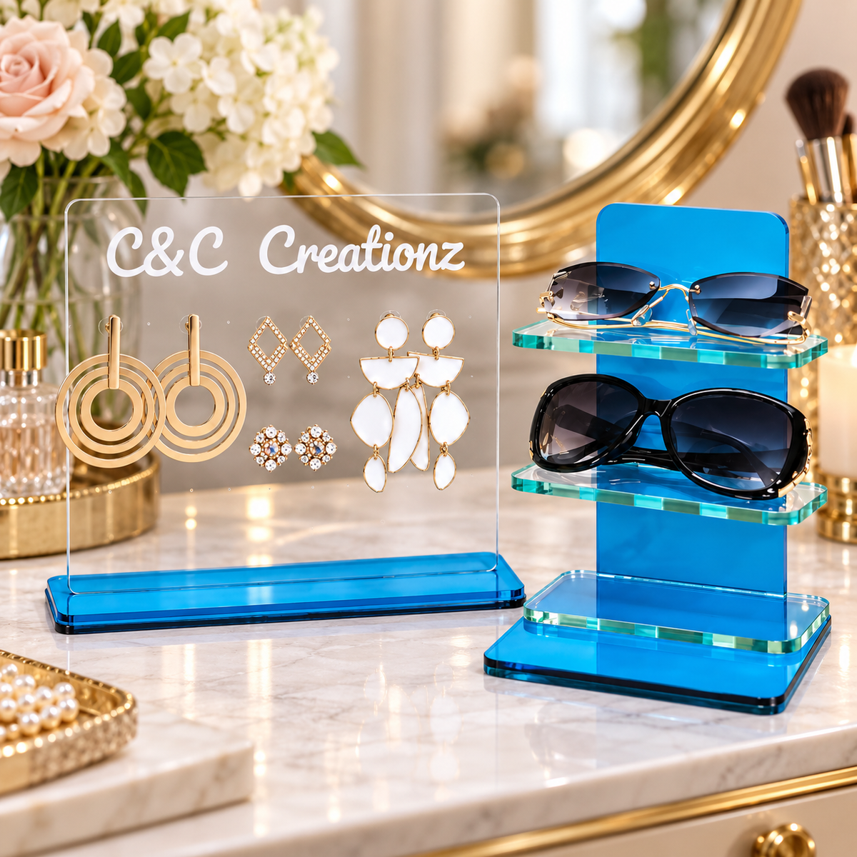 Earring Stand and Sunglasses Stand