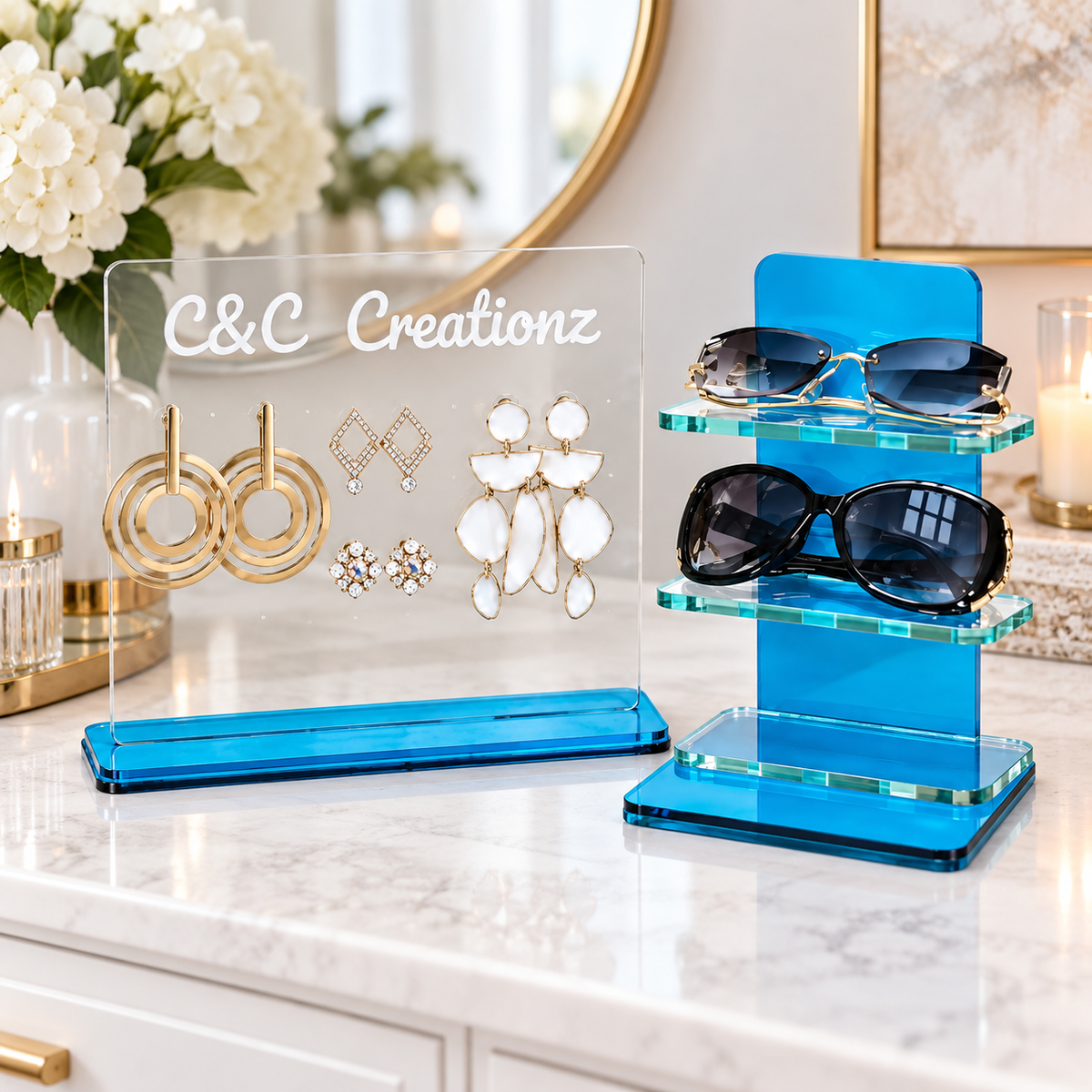 Earring Stand and Sunglasses Stand