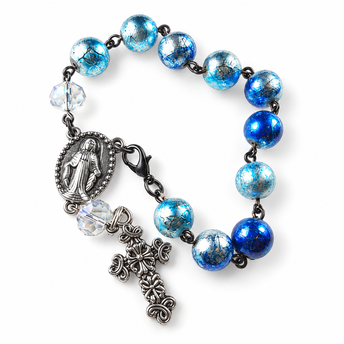 Personalized Crucifix Rosary — Jewelry photo 1
