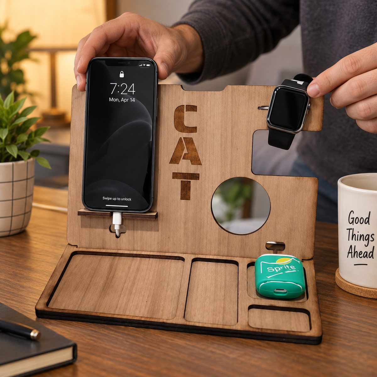 Phone Docking/Charging Station — Engraved Gifts photo 4